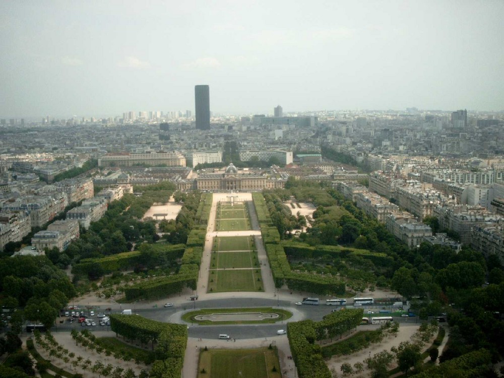 view from tower Eiffel