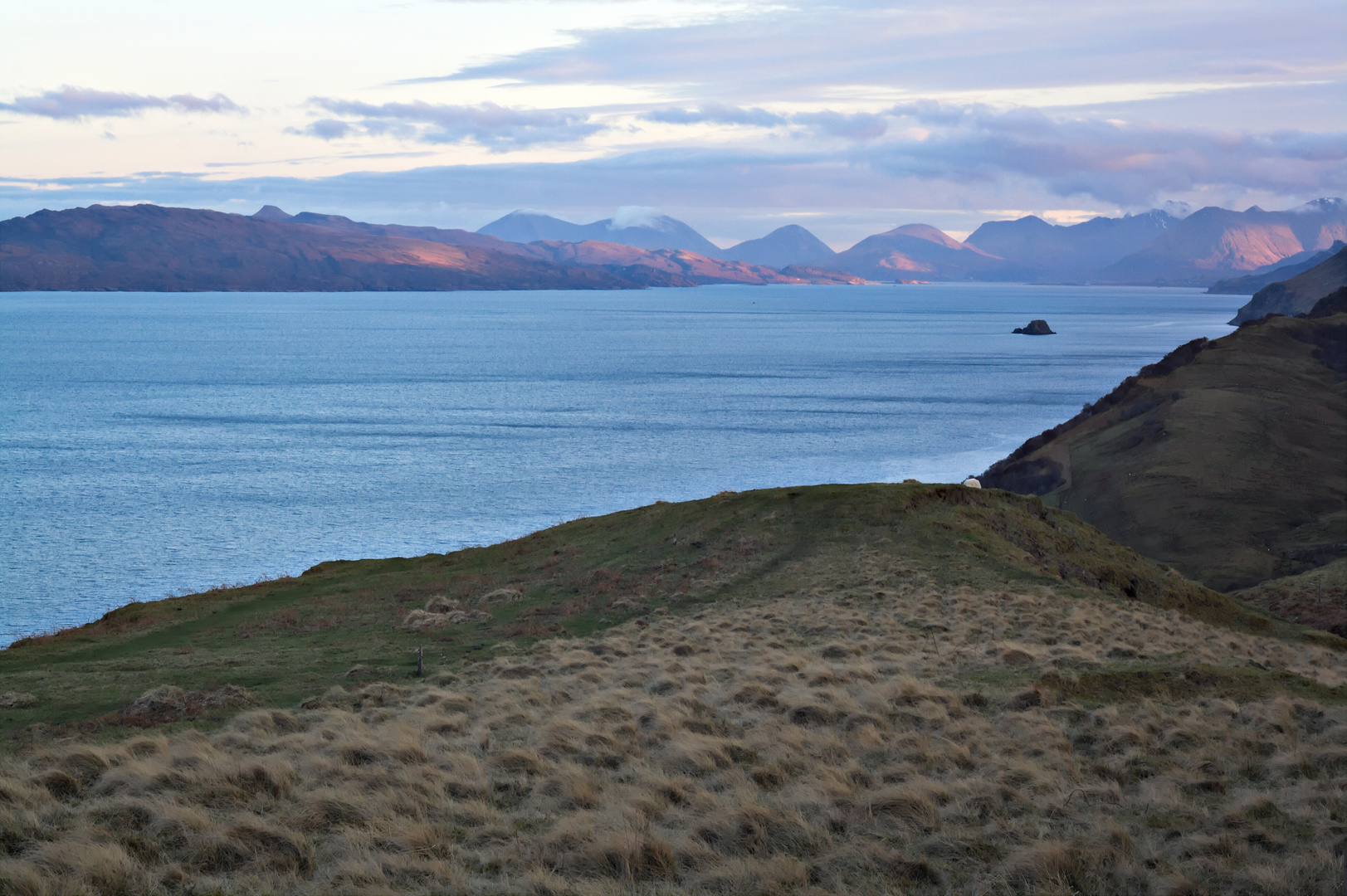 View from Trotternish during Golden hour