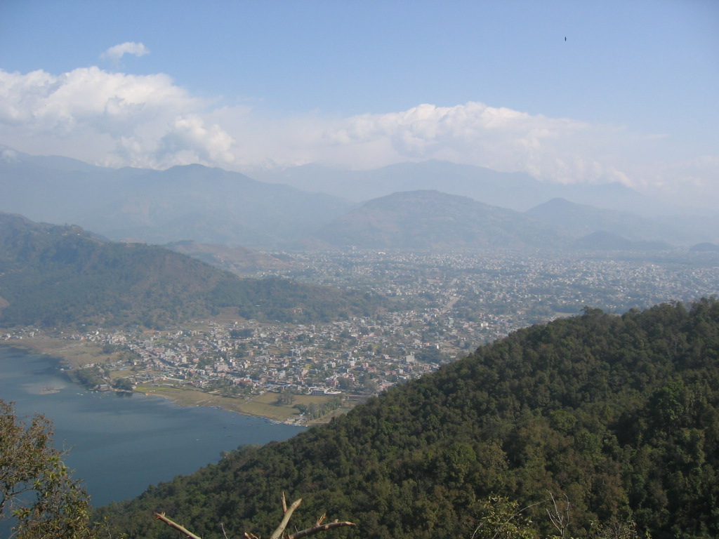 View from World Peace Pagoda