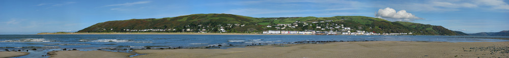 View from Ynyslas towards Aberdyfi