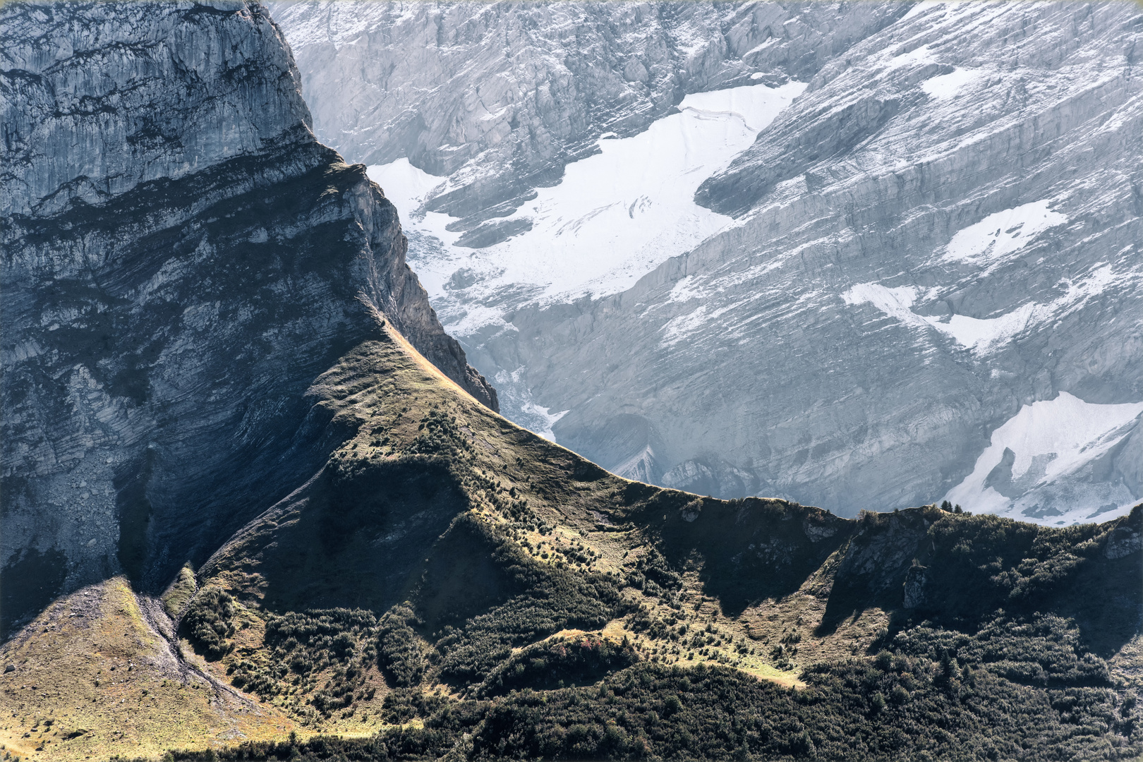 view in the alps