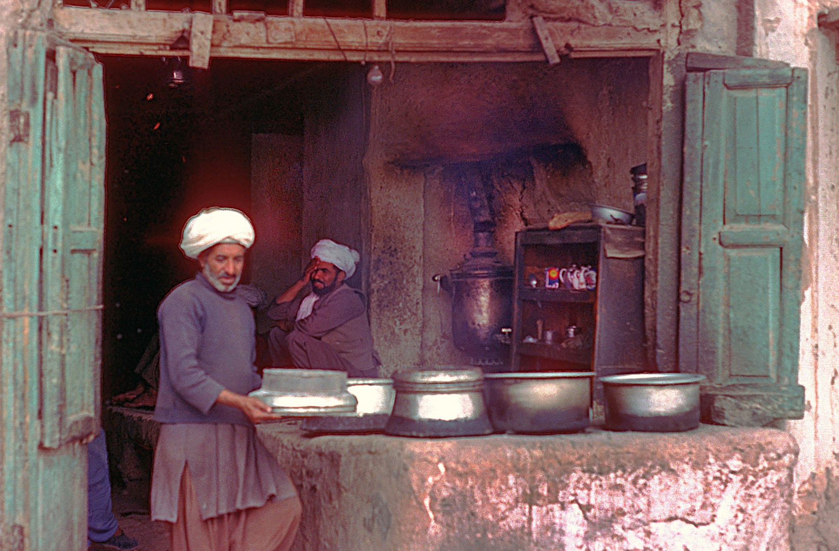 View inside a common kitchen