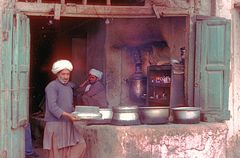 View inside a common kitchen