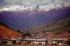 View into the Dolpo valley near Paro