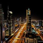 View of Dubai at night