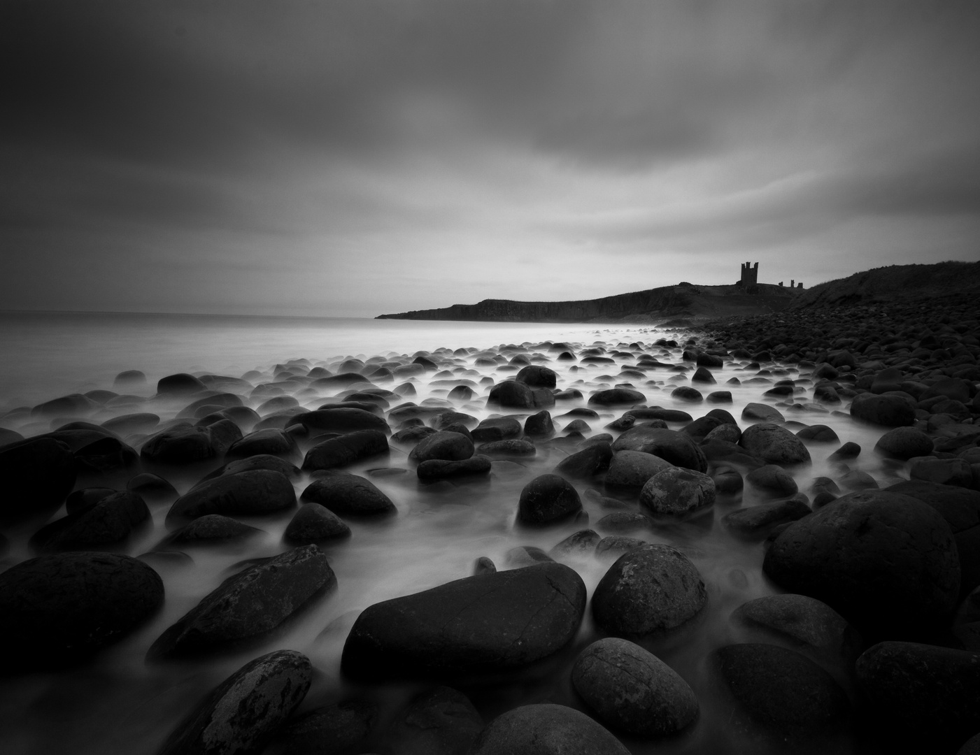 View of Dunstanburgh Castle Northumberland