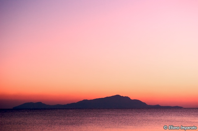 View of Ischia island from the Domitian coast #1