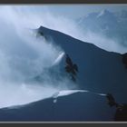 View of Italian side of Mont Blanc, Chamonix