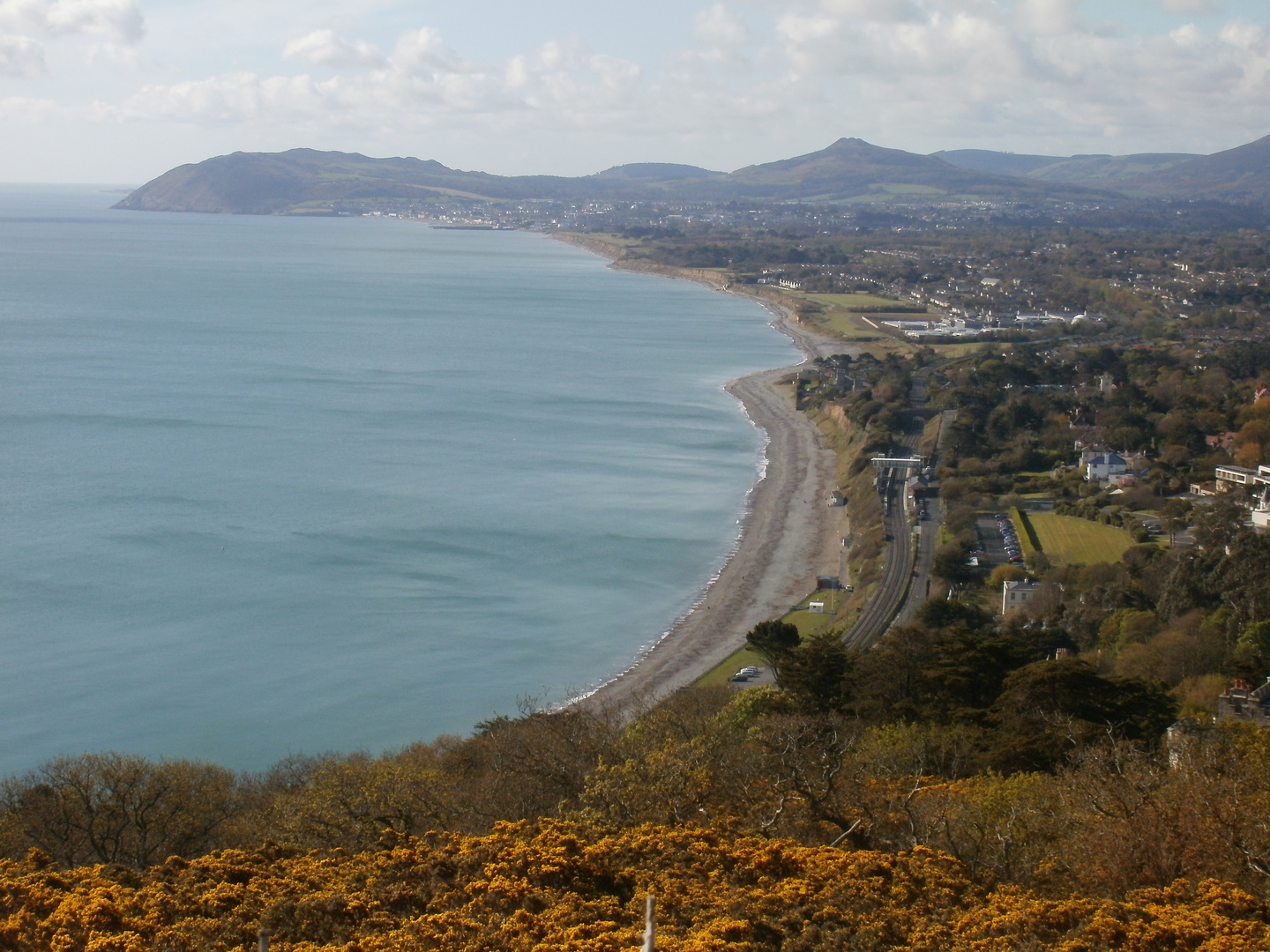 View of Killiney Bay from Killiney hill