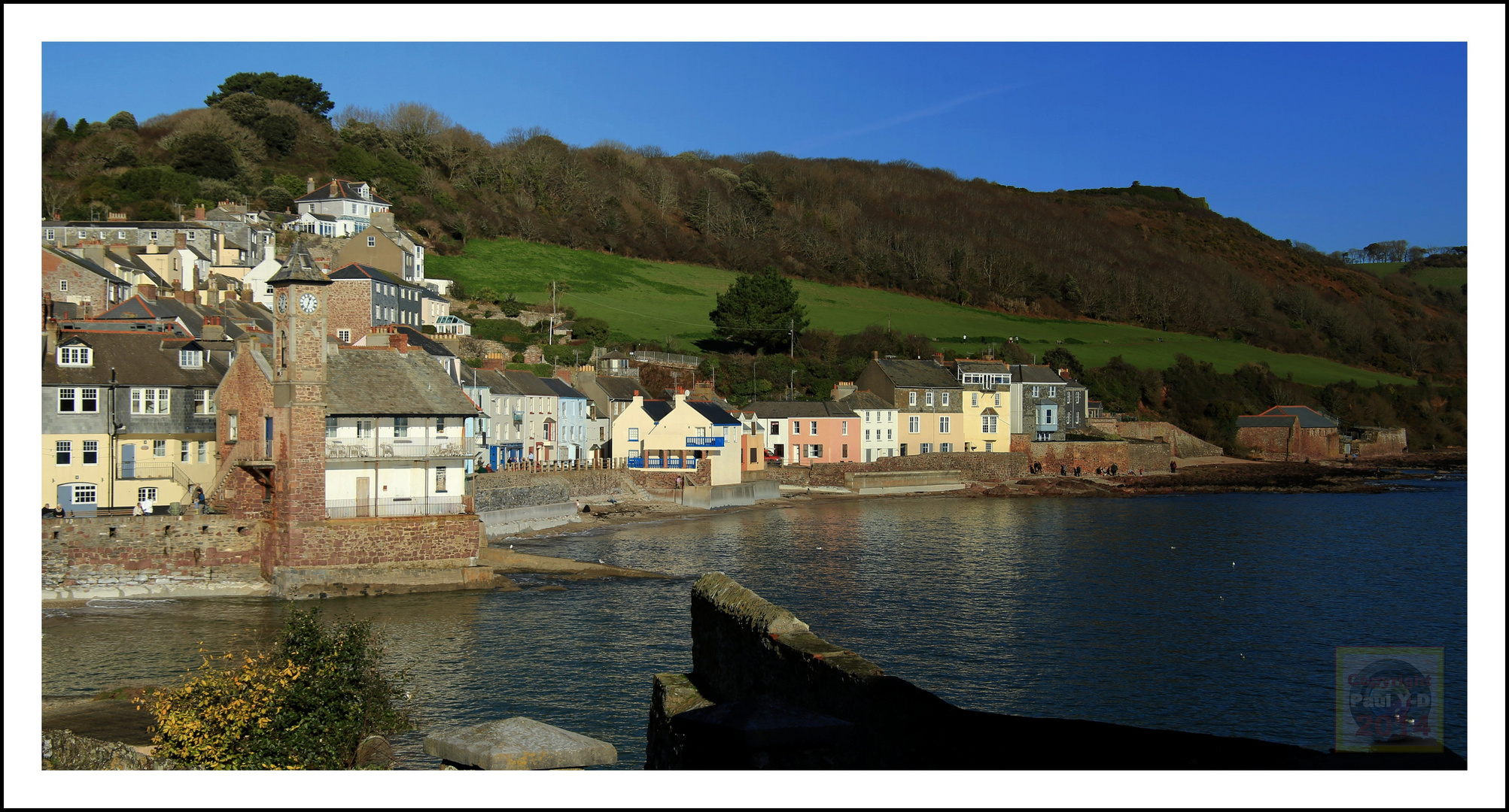 View of Kingsand in the winter sunshine