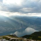 View of Lago del Garda from Monte Altissimo - Italy