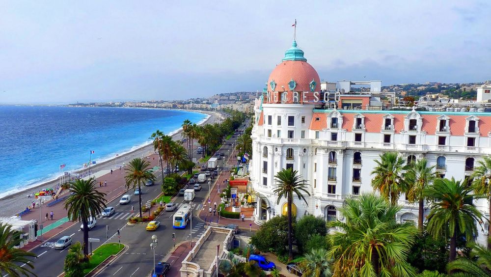 View of Nice and Hotel Negresco