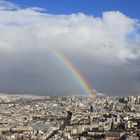 View of Paris with Rainbow