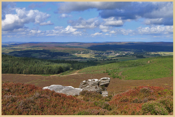 view of rothbury from simonside