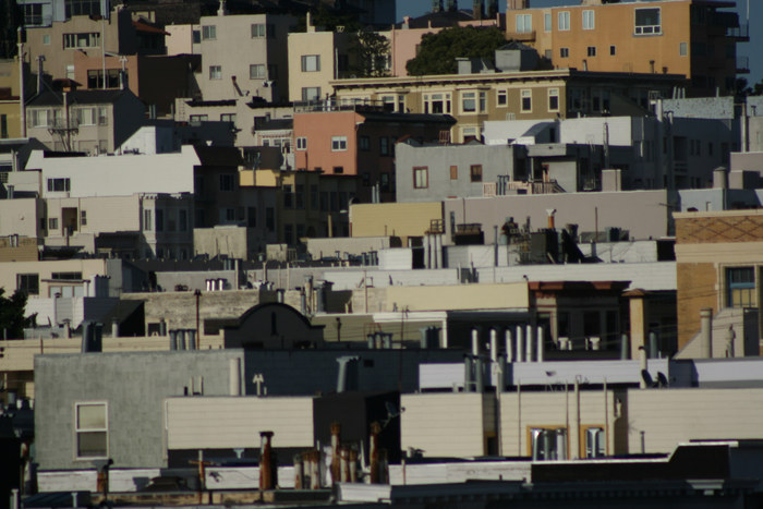 View of Russian Hill in San Francisco