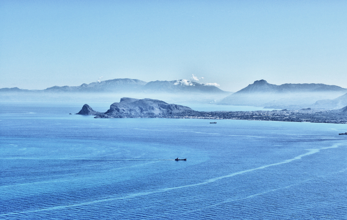 View of the Gulf of Palermo.