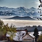 View of the Swiss Alps at a Föhn Day (Waldshut, May 2008)