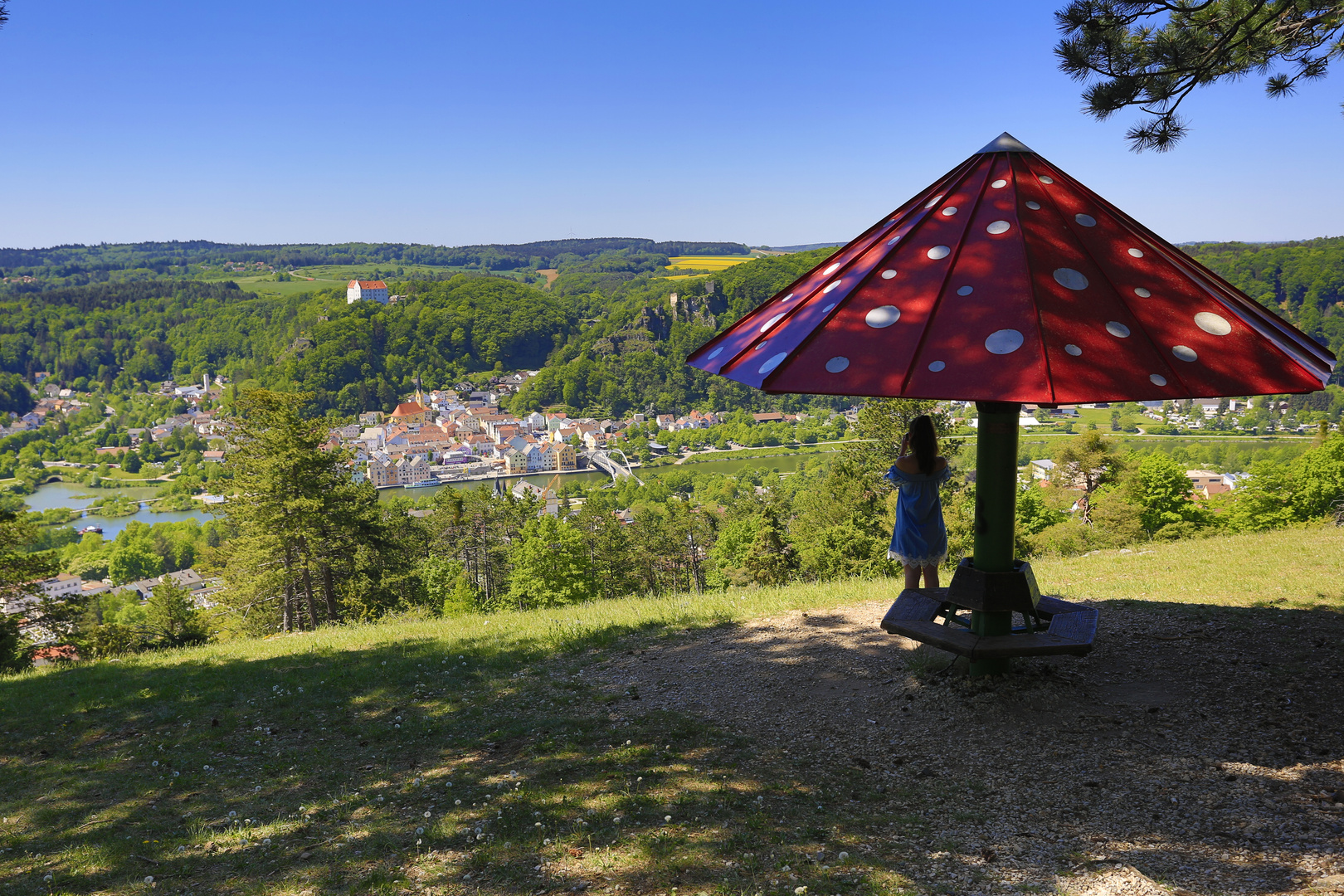 View of the valley