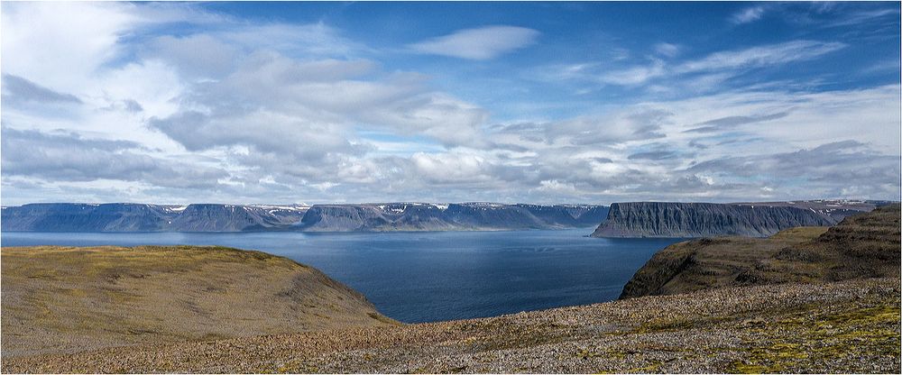 View of Westfjords..