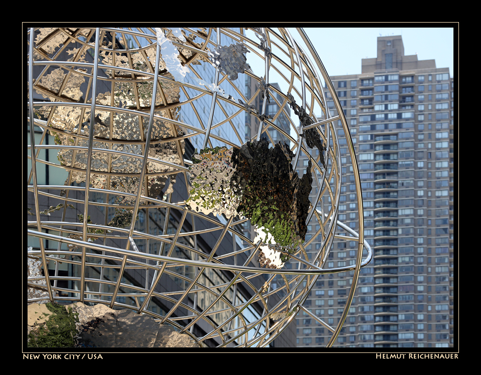 View on Australia, Columbus Circle, New York City / USA