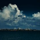 View on Darwin from Mandorah Beach