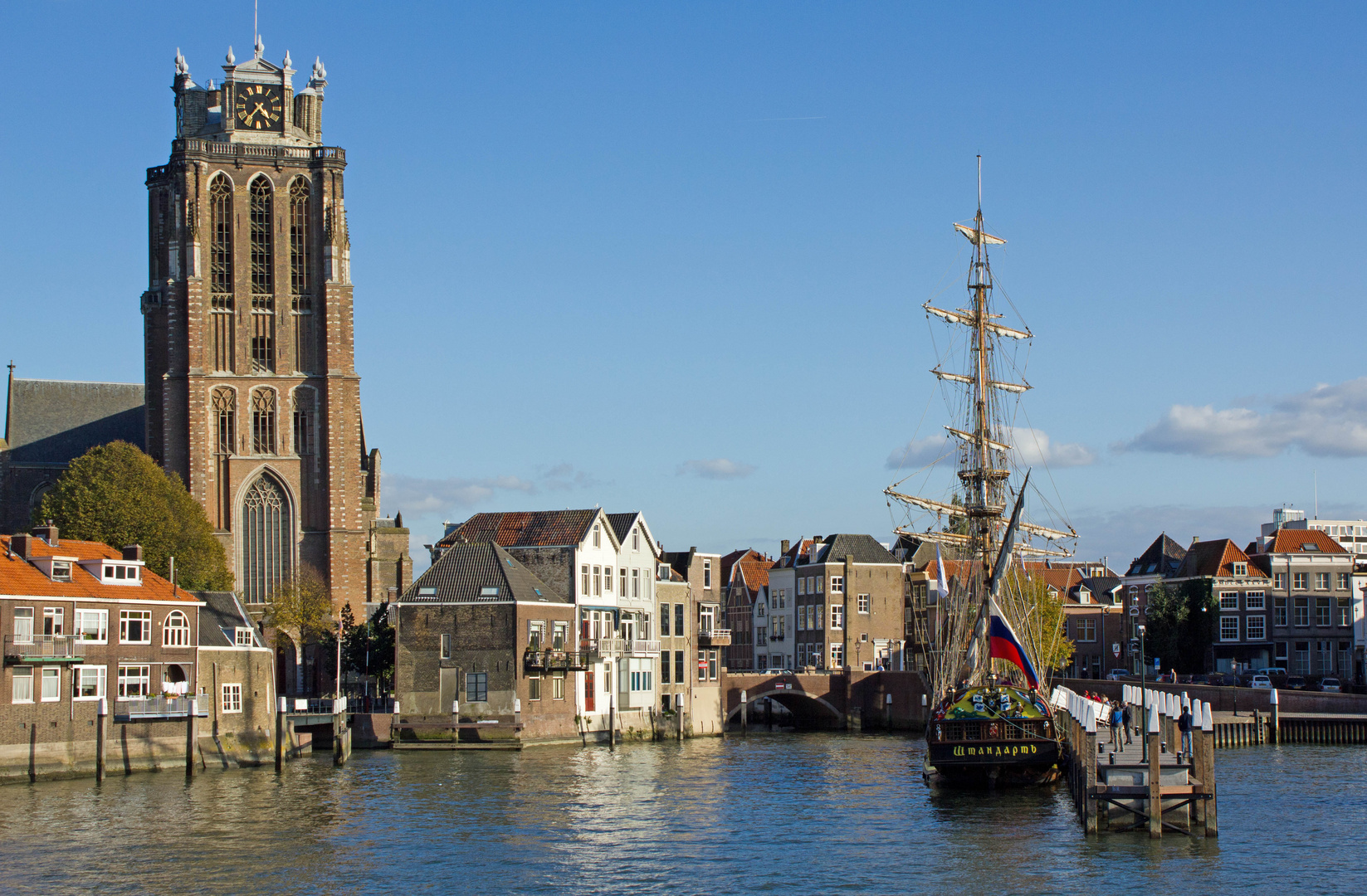 View on Dordrecht from the water