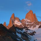 view on Fitz Roy at sunrise, El Chaltén - Patagonia - Argentina