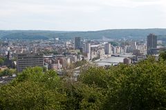 View on Liege seen fron the Citadel