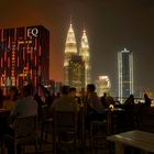 view  on Petronas tower from Top Roof Bar