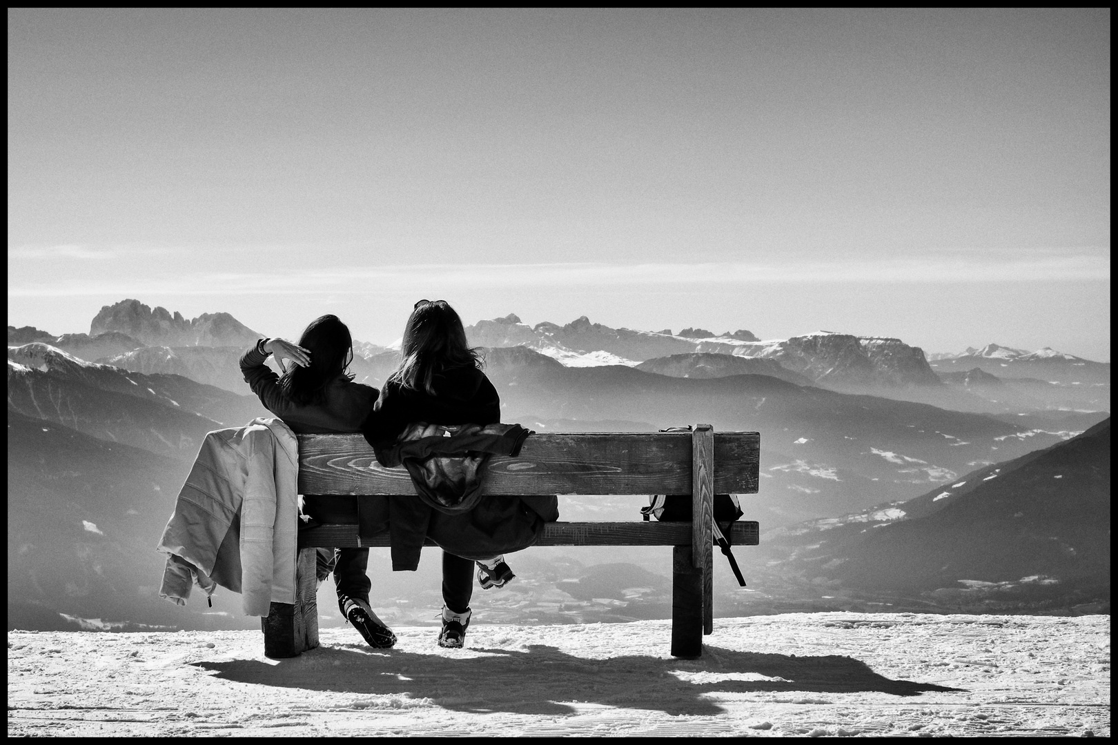 View on the dolomites