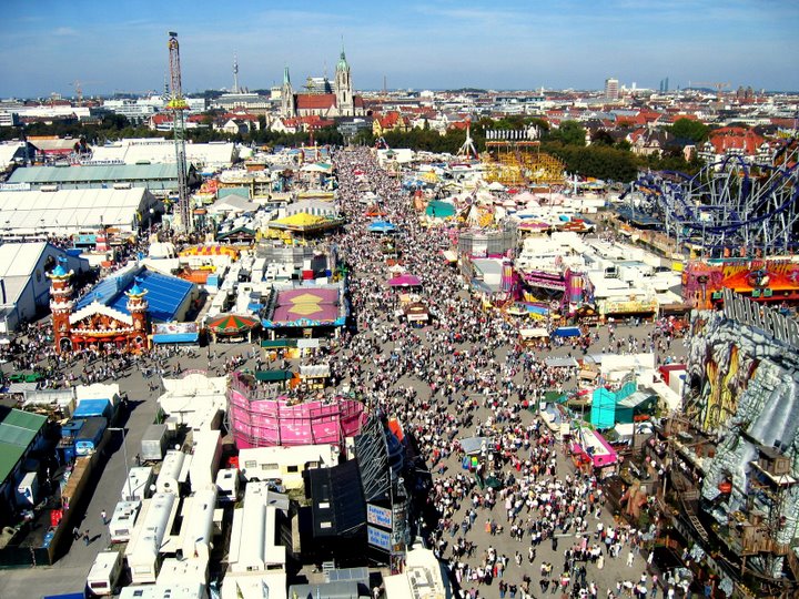 View on the Theresienwiesen (Oktoberfest 2007)