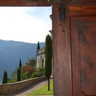 View out of Madonna del Sasso Morcote