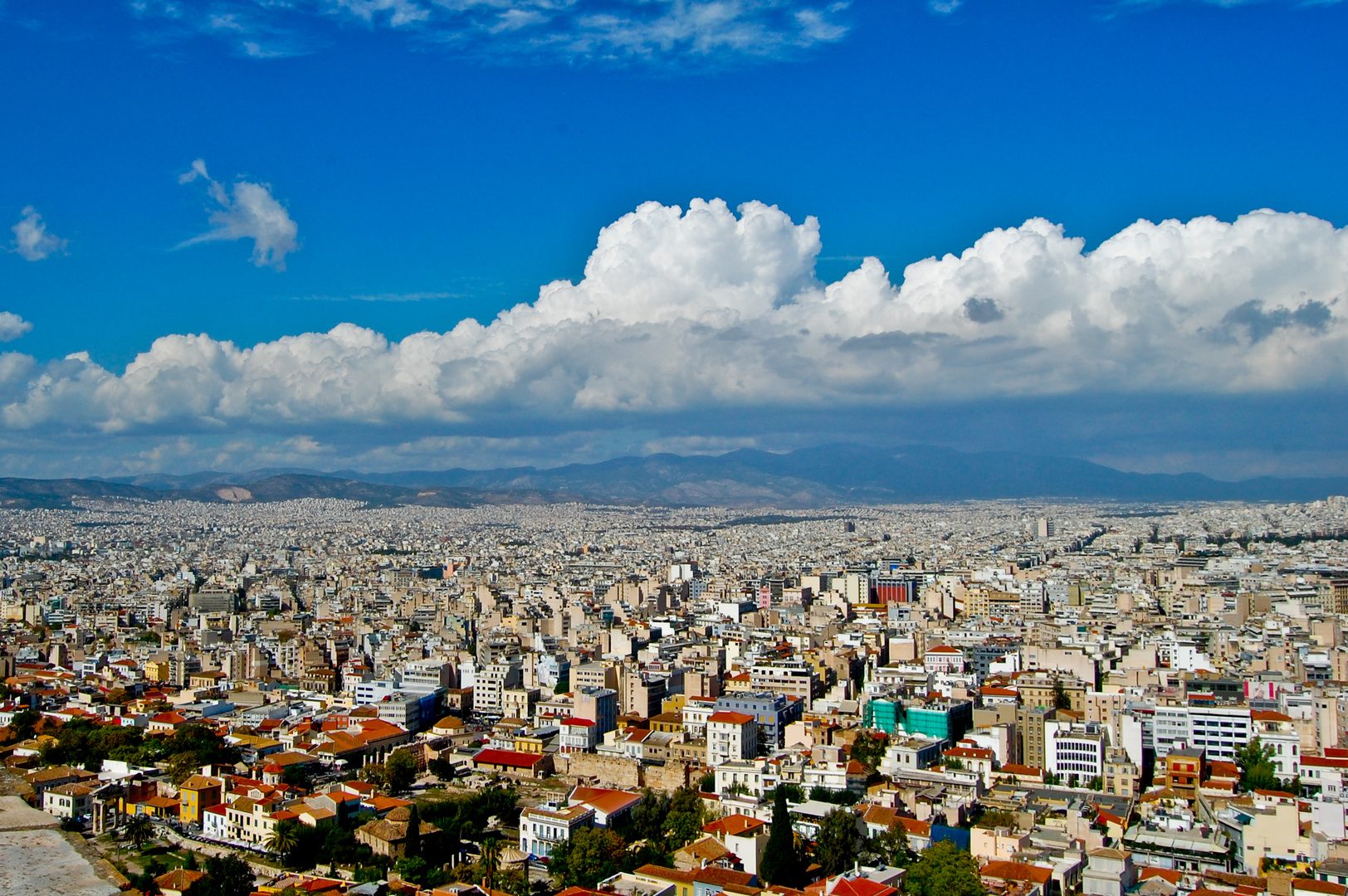 View over Athen