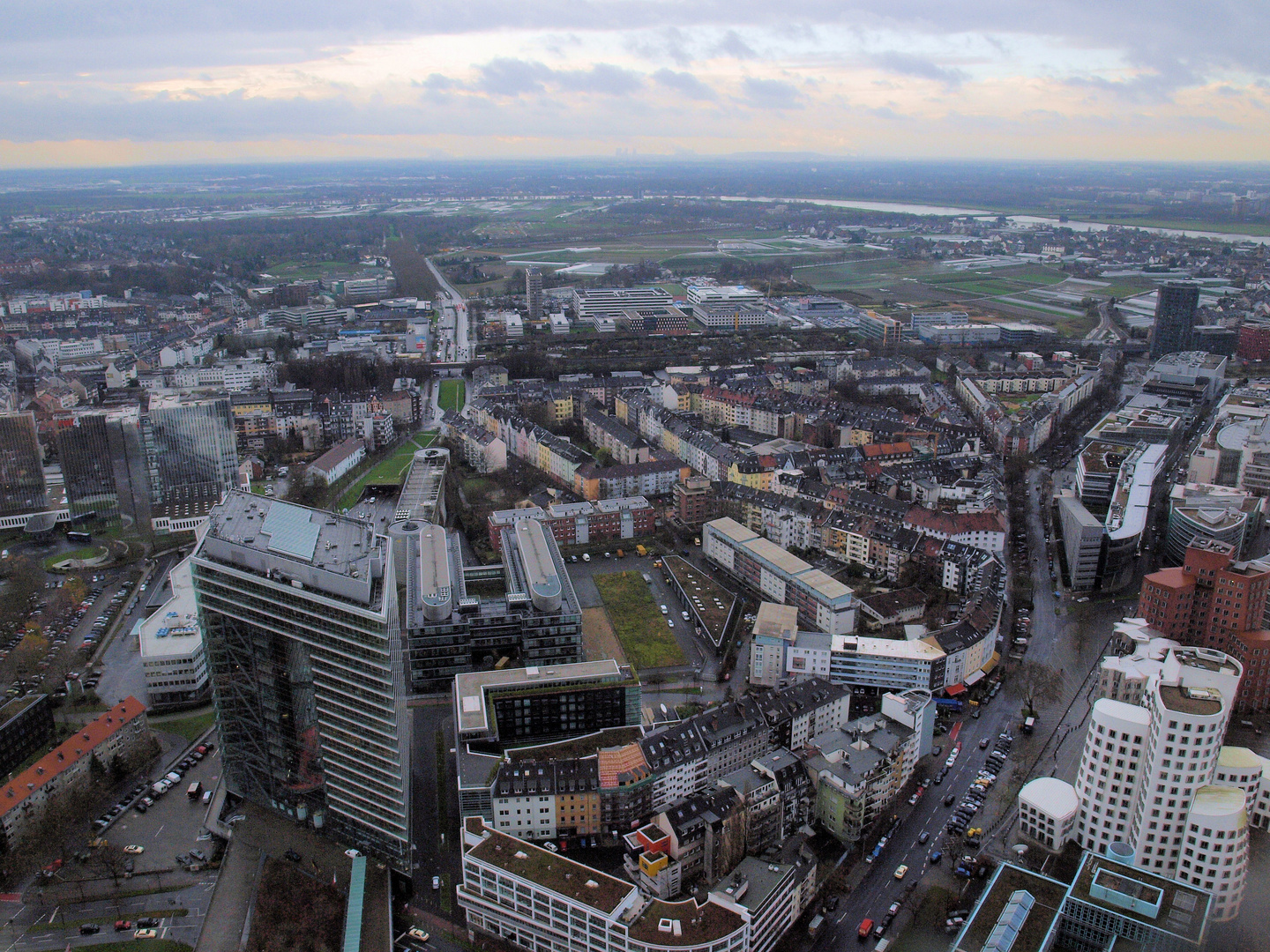 View over Dusseldorf