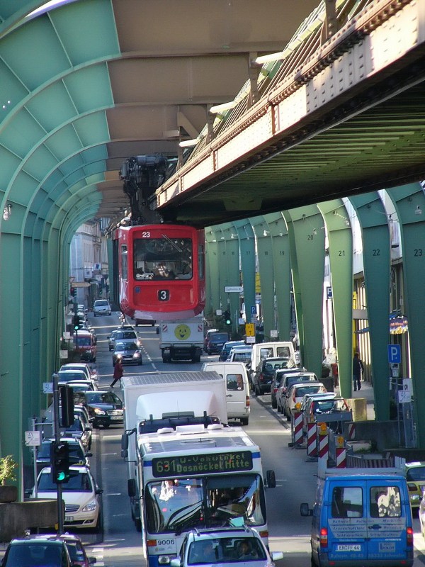 View over Kaiserstrasse