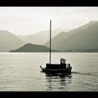 View over lago di como