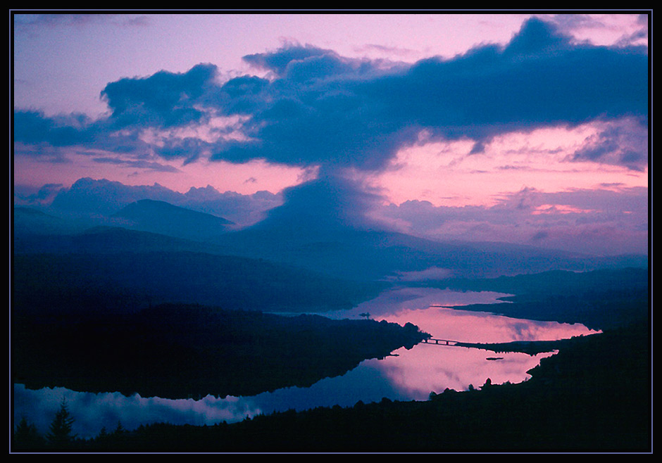 View over Loch Garry