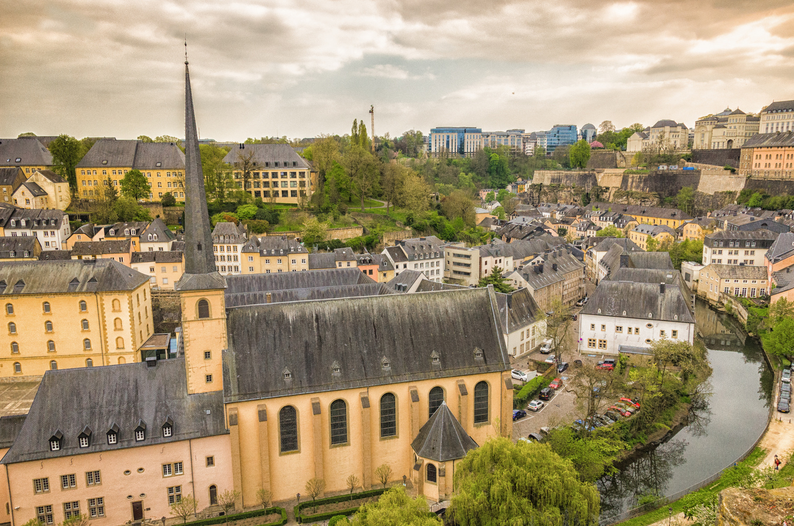 View over Luxembourg