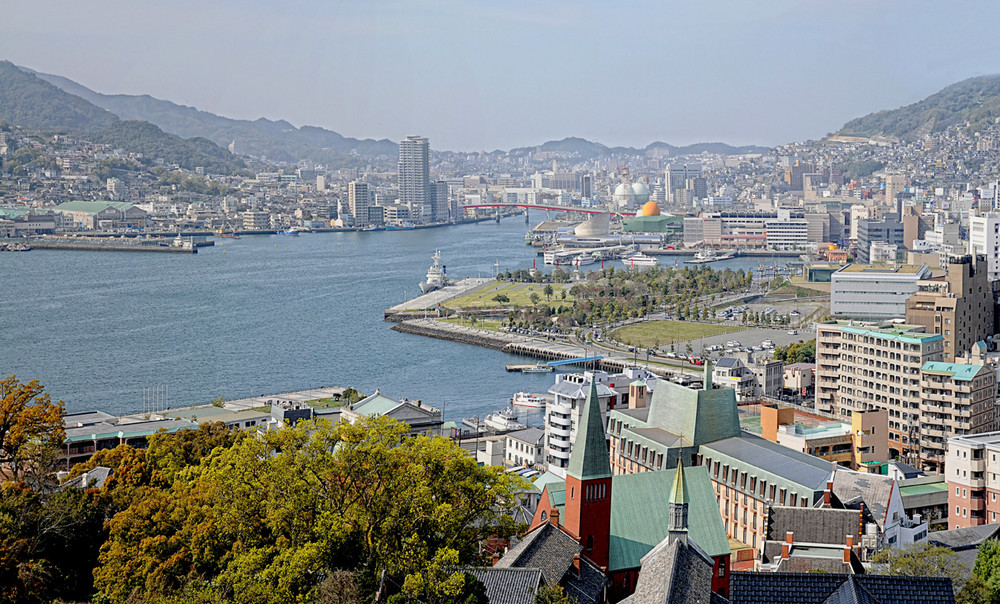 View over Nagasaki