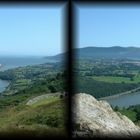 View over North and South Ireland: Carlingford