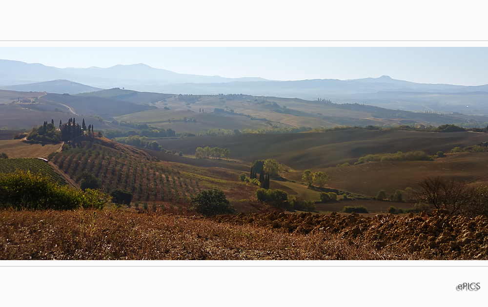 View over Orcia