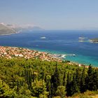 View over Orebic on peninsula Peljesac