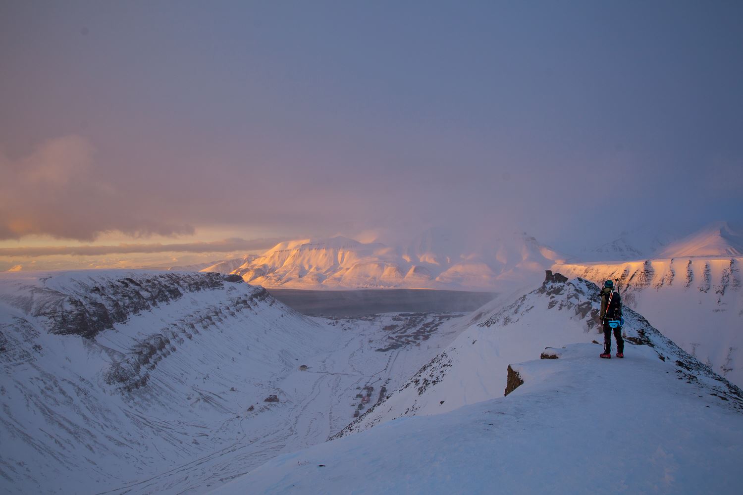 View over Spitsbergen