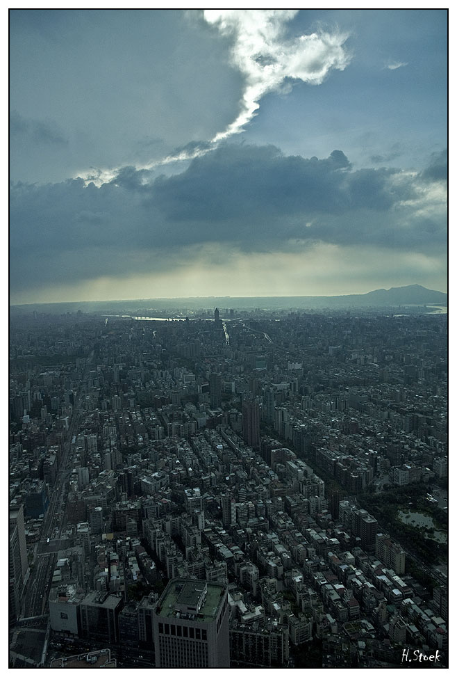 View over Taipei