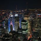 View over Times Square from the Empire State Building