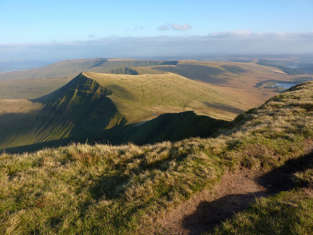 View south-east from Pen-y-Fan