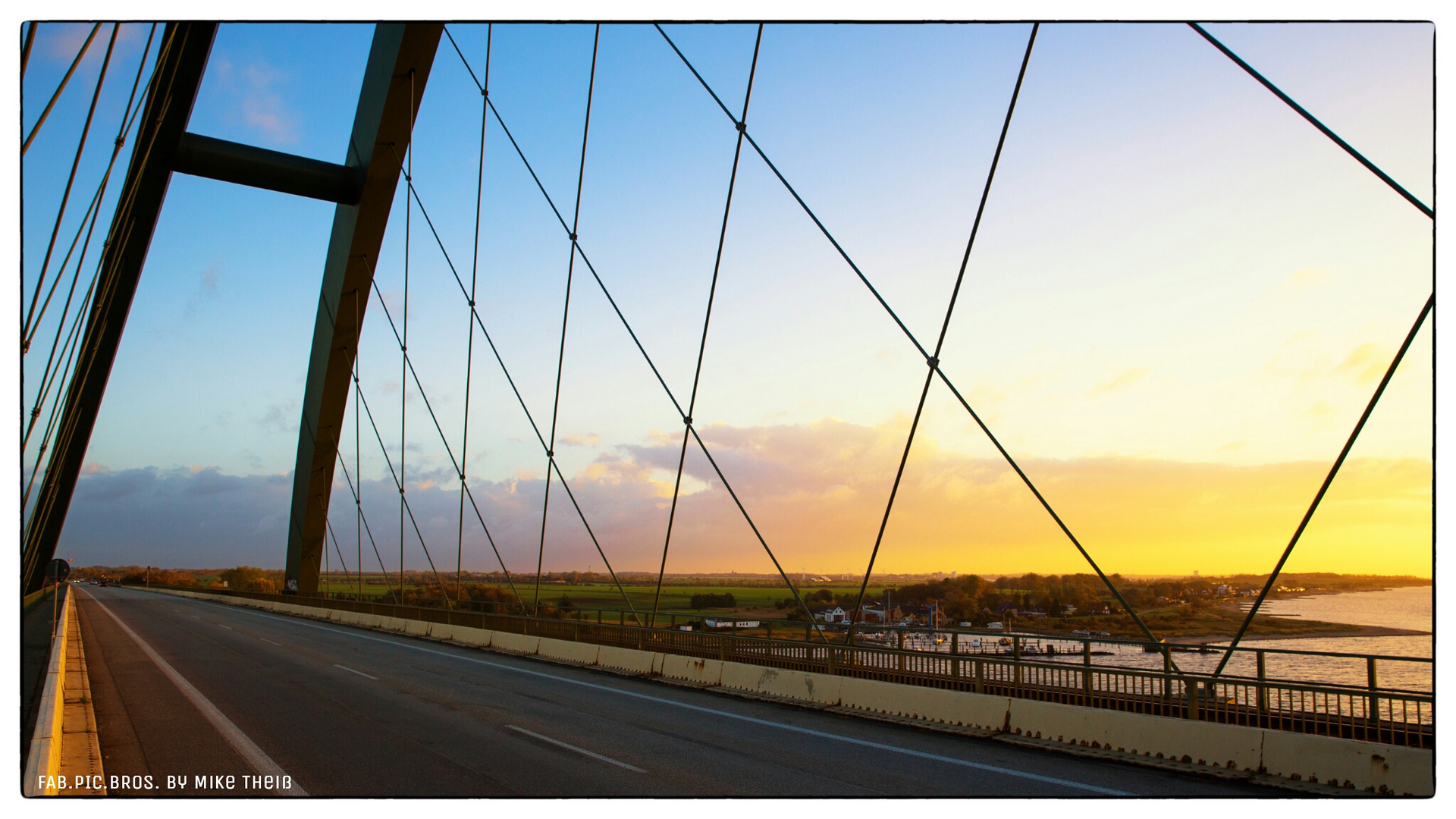 view through a bridge