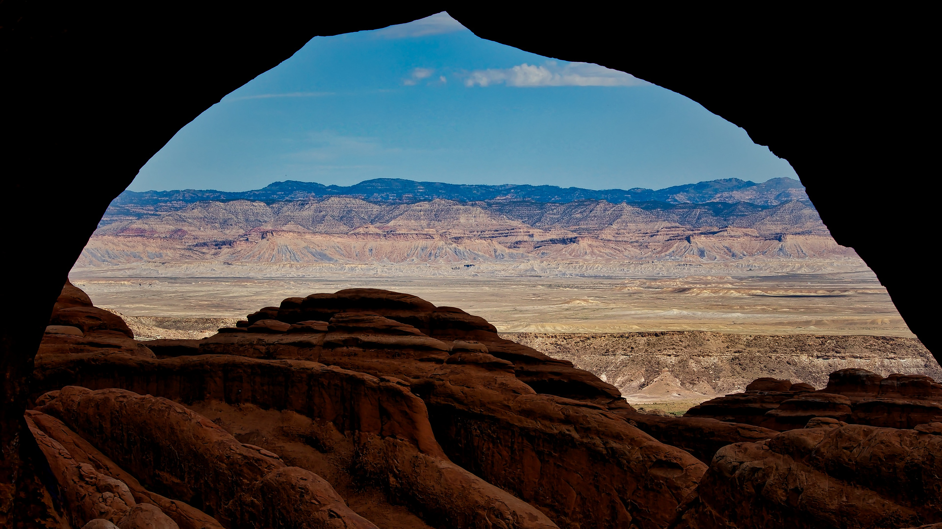 View through the O