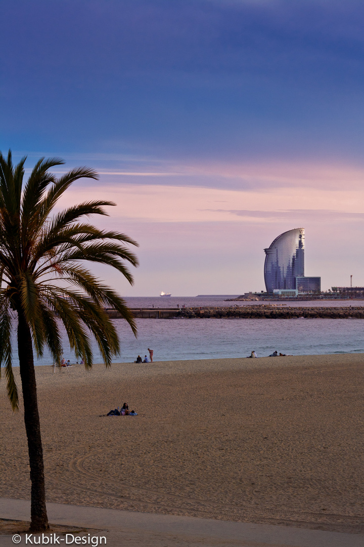 view to hotel Vela in barcelona