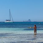 View to Ibiza from Formentera
